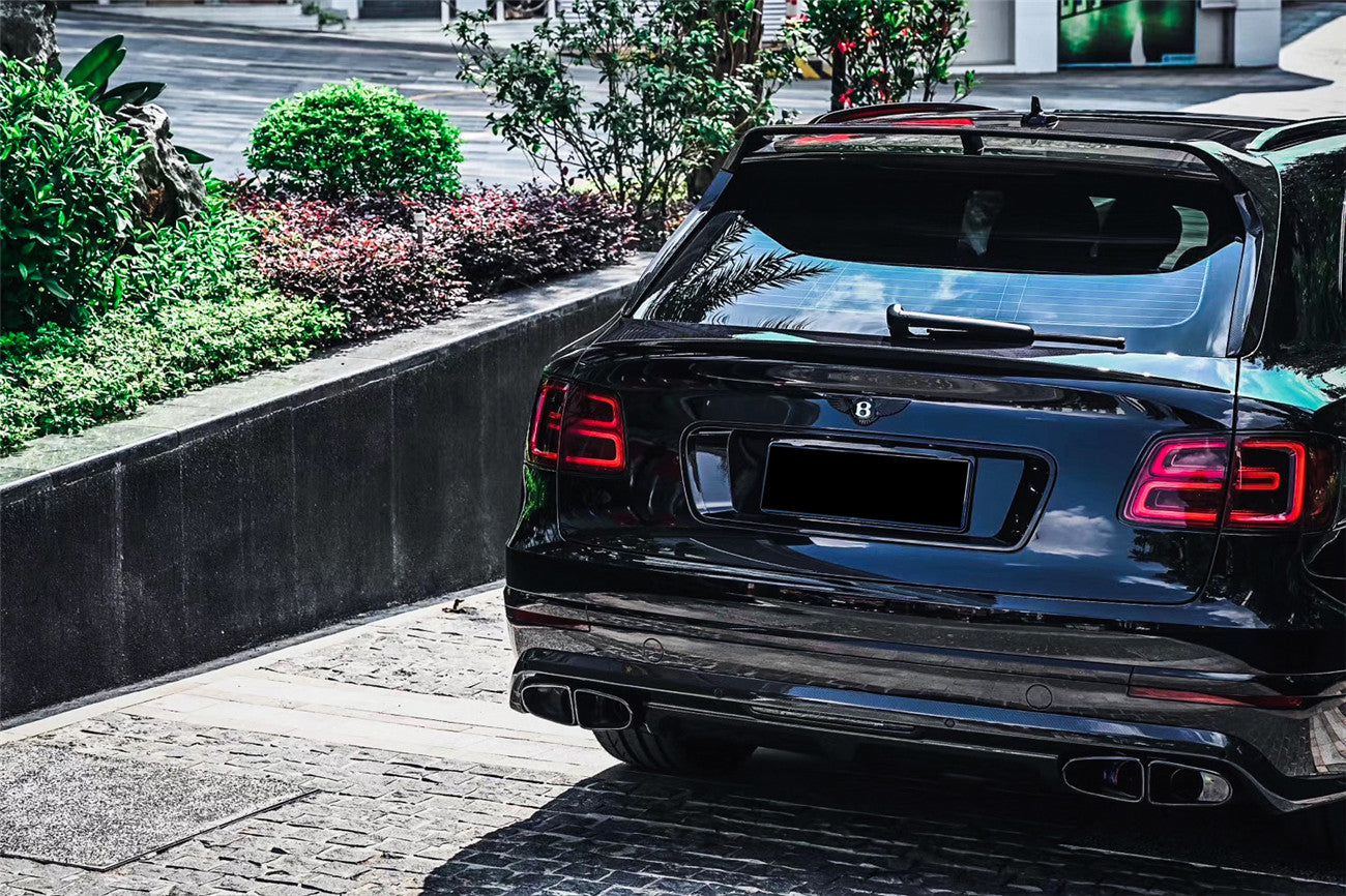DarwinPRO 2016-2019 Bentley Bentayga OD Style Carbon Fiber Rear Lip
