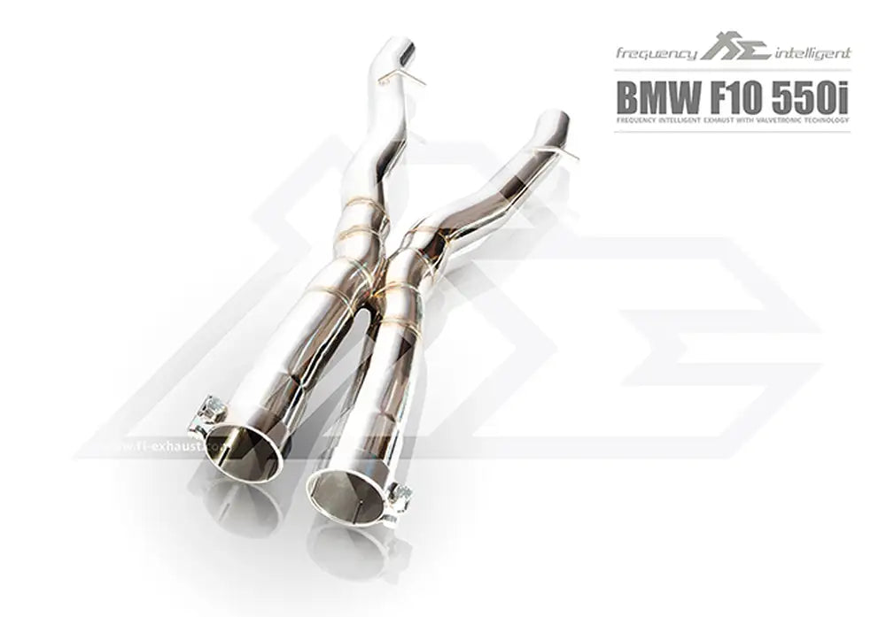 Fi EXHAUST 5 Series F10/F11 550i Catless Downpipe - Image 3