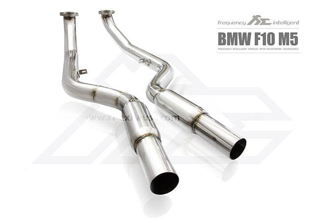 Fi Exhaust F10 M5 Catless Downpipe With Ceramic Coating (Gold) for BMW M5 - Image 3