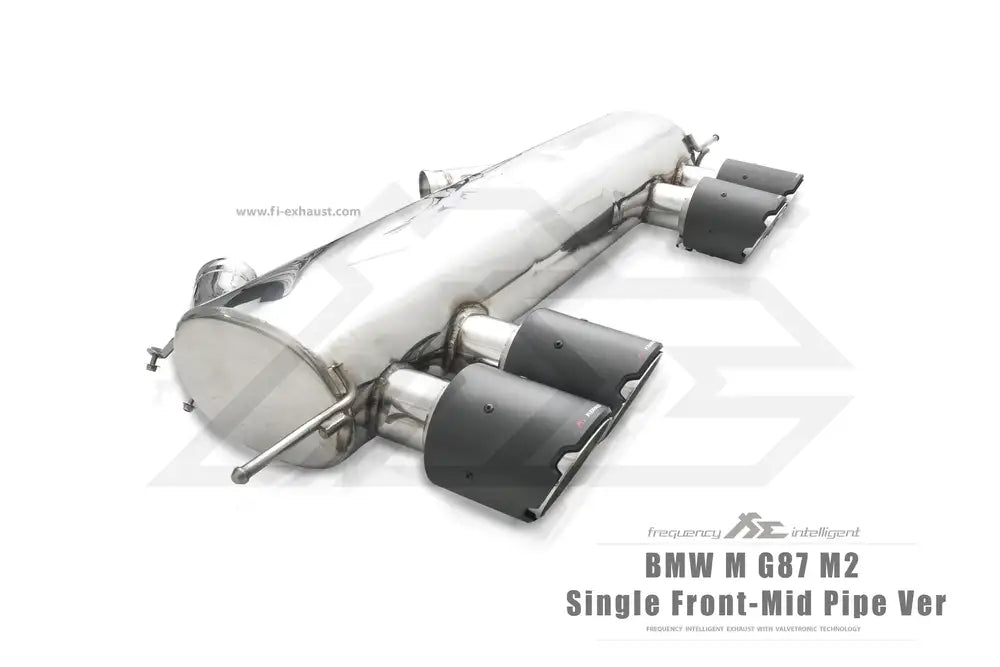 Fi Exhaust 2 Series G87 M2 Single Front Mid Pipe Valvetronic Catback Exhaust for BMW M2 - Image 4