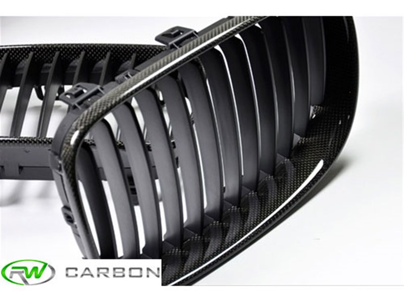 RW Carbon 2008-2013 BMW E82 E88 Carbon Fiber Kidney Grilles