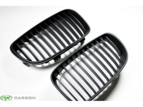 RW Carbon 2008-2013 BMW E82 E88 Matte Black Grilles