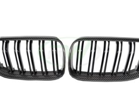 RW Carbon 2006-2011 BMW E92 E93 Carbon Fiber Double Slat Grilles
