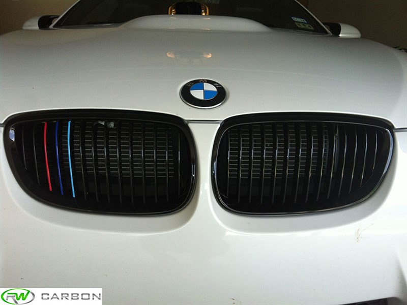 RW Carbon 2006-2011 BMW E90 E92 E93 M3 Gloss Black Grilles