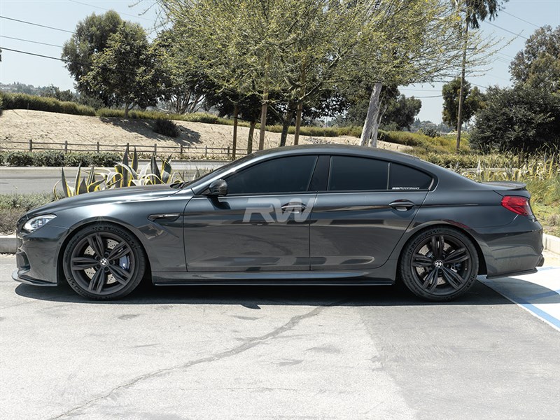 RW Carbon 2012-2018 BMW F06 DTM Carbon Fiber Side Skirt Extensions