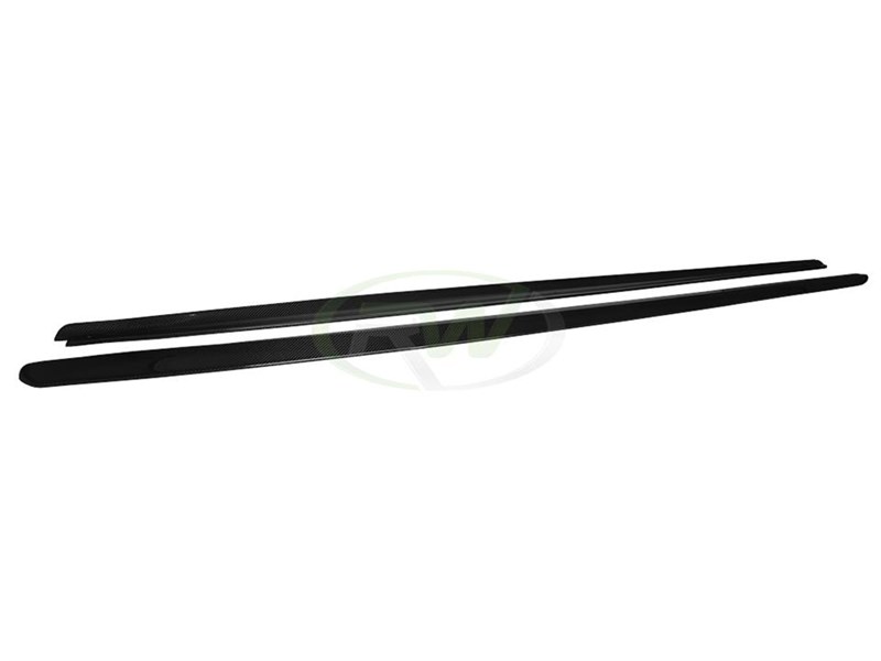RW Carbon 2012-2018 BMW F06 DTM Carbon Fiber Side Skirt Extensions