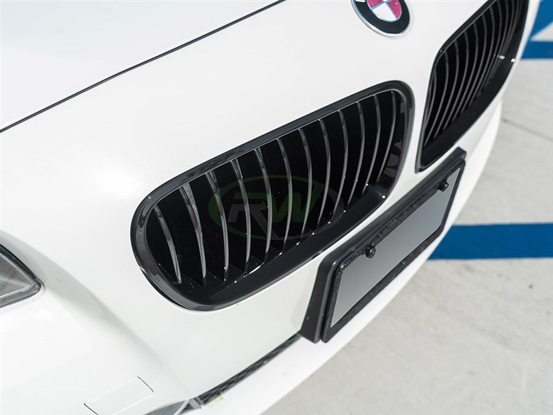 RW Carbon BMW 5 Series F10 Gloss Black Kidney Grilles