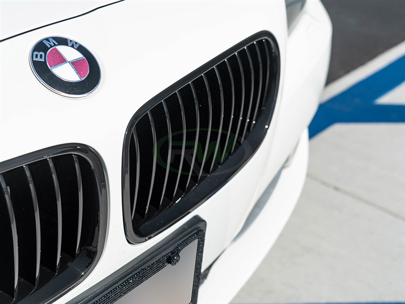 RW Carbon BMW 5 Series F10 Gloss Black Kidney Grilles