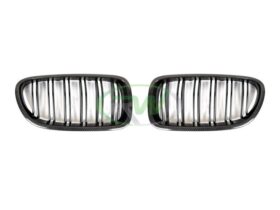 RW Carbon BMW F10 Carbon Fiber Double Slat Grilles