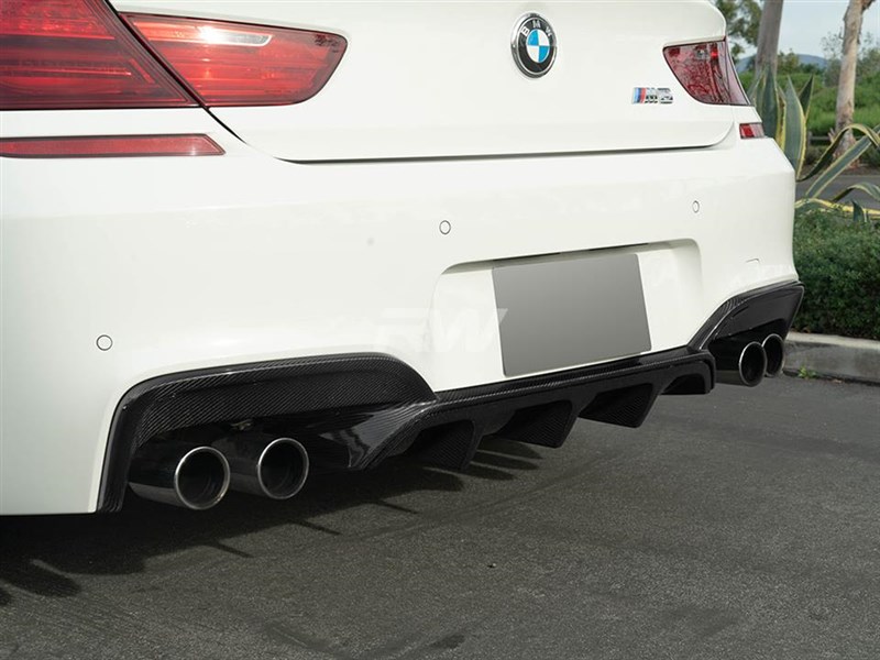 RW Carbon 2012-2018 BMW F06 F12 F13 640i 650i M6 Carbon Fiber Diffuser
