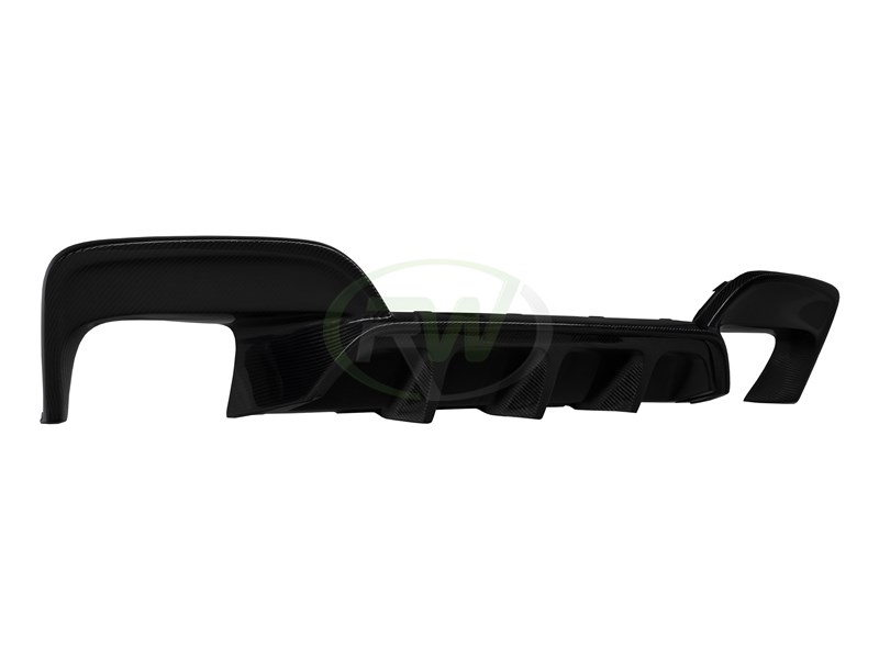 RW Carbon 2012-2018 BMW F06 F12 F13 640i 650i M6 Carbon Fiber Diffuser