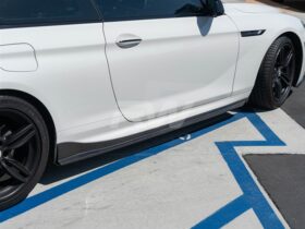 RW Carbon 2012-2018 BMW F06 F12 F13 Carbon Fiber Side Skirt Extensions