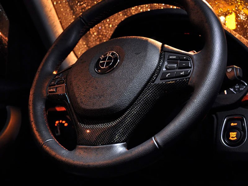 RW Carbon BMW 3 Series F30 F32 Carbon Fiber Steering Wheel Trim