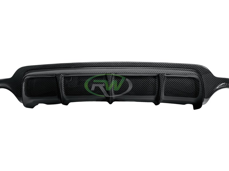 RW Carbon BMW F32 F33 F36 Performance Style CF Diffuser