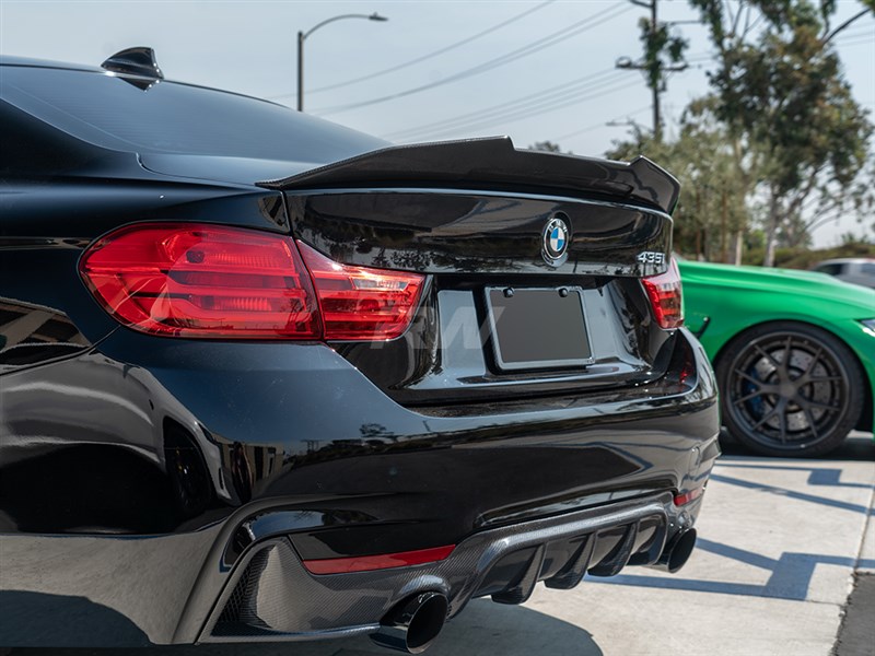 RW Carbon BMW F32 GTX Carbon Fiber Trunk Spoiler