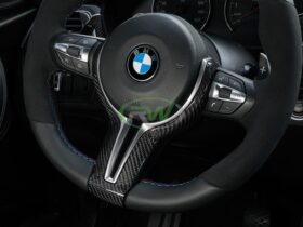 RW Carbon 2012-2020 BMW M Carbon Fiber Steering Wheel Outer Trim