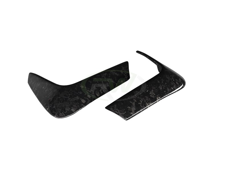 RW Carbon 2015-2020 BMW F8X Forged Carbon Fiber Rear Bumper Splitters