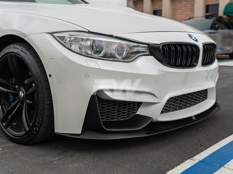 RW Carbon 2015-2020 BMW F8X M3 M4 Performance Style Front Lip and Splitters