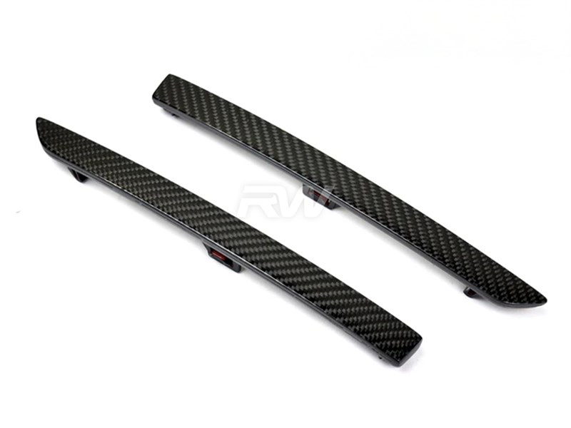 RW Carbon 2015-2020 BMW F8X M3 M4 Carbon Fiber Rear Bumper Reflectors