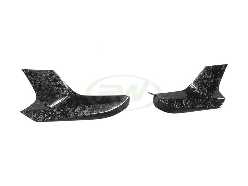 RW Carbon BMW 5 Series F90 M5 Forged Carbon Performance Style Splitters