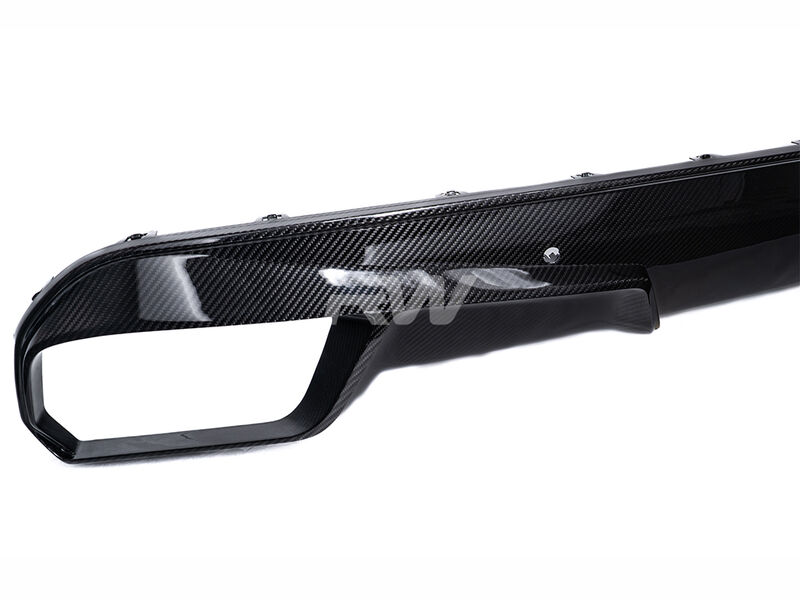 RW Carbon 2020-2024 BMW F95 X5M F96 X6M GTX Carbon Fiber Diffuser