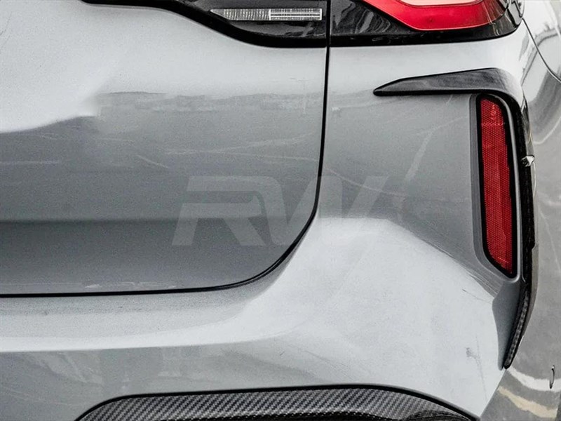 RW Carbon BMW F97 X3M LCI Carbon Fiber Rear Bumper Trims