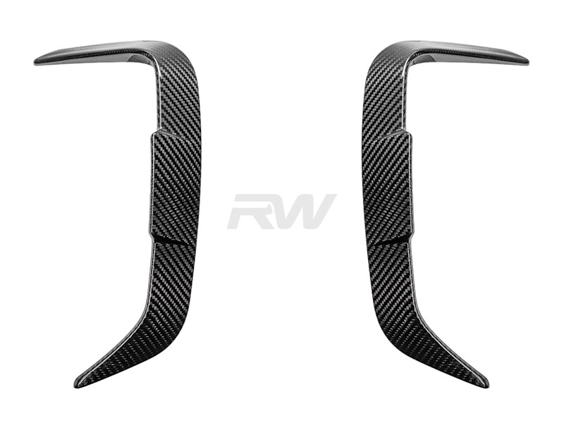 RW Carbon BMW F97 X3M LCI Carbon Fiber Rear Bumper Trims