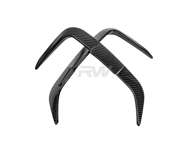 RW Carbon BMW F97 X3M LCI Carbon Fiber Rear Bumper Trims