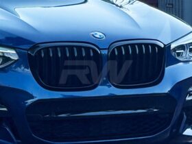 RW Carbon BMW G01 X3 G02 X4 Gloss Black Grilles
