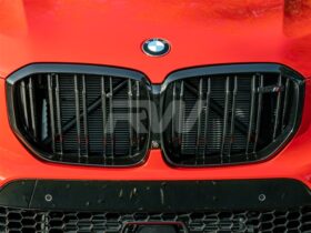 RW Carbon 2020-2025 BMW G05 X5 F95 X5M Gloss Black Double Slat Grilles