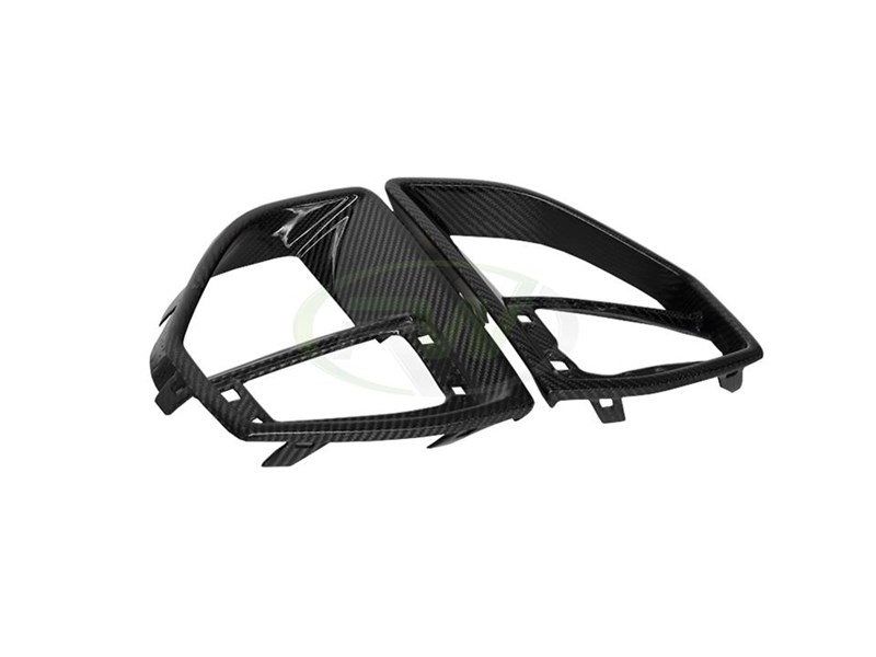 RW Carbon 2019-2025 BMW G05 X5 Carbon Fiber Front Brake Duct Trims