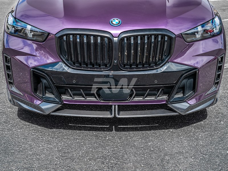 RW Carbon 2023-2025 BMW G05 X5 LCI Carbon Fiber Performance Style Front Lip