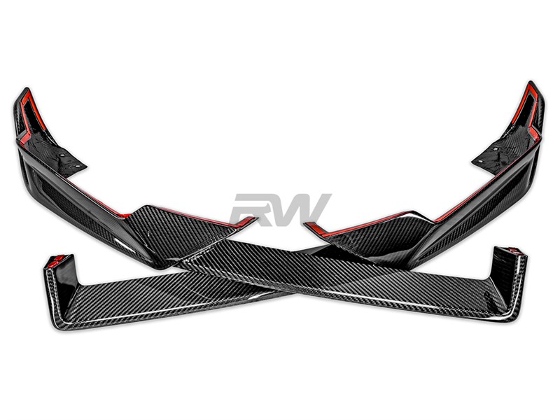 RW Carbon 2023-2025 BMW G05 X5 LCI Carbon Fiber Performance Style Front Lip