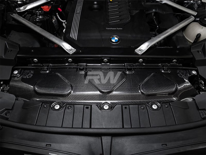 RW Carbon 2015-2026 BMW Carbon Fiber Engine Bay Cooling Shroud
