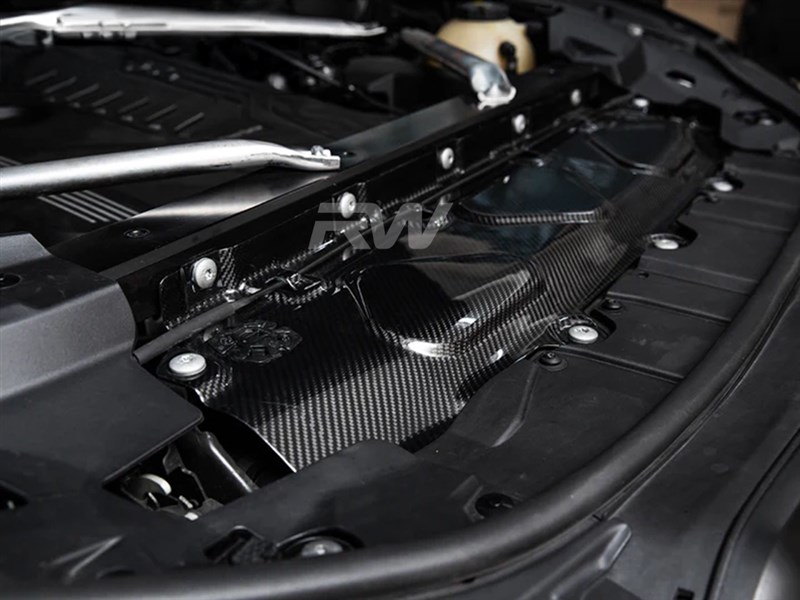 RW Carbon 2015-2026 BMW Carbon Fiber Engine Bay Cooling Shroud