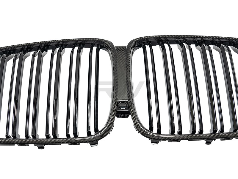 RW Carbon 2023-2025 BMW G05 F95 Pre LCI Dual Slat Carbon Fiber Grilles