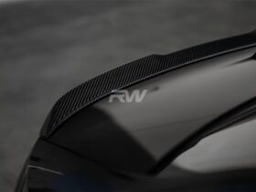 RW Carbon BMW G20 G80 M Style Carbon Fiber Trunk Spoiler
