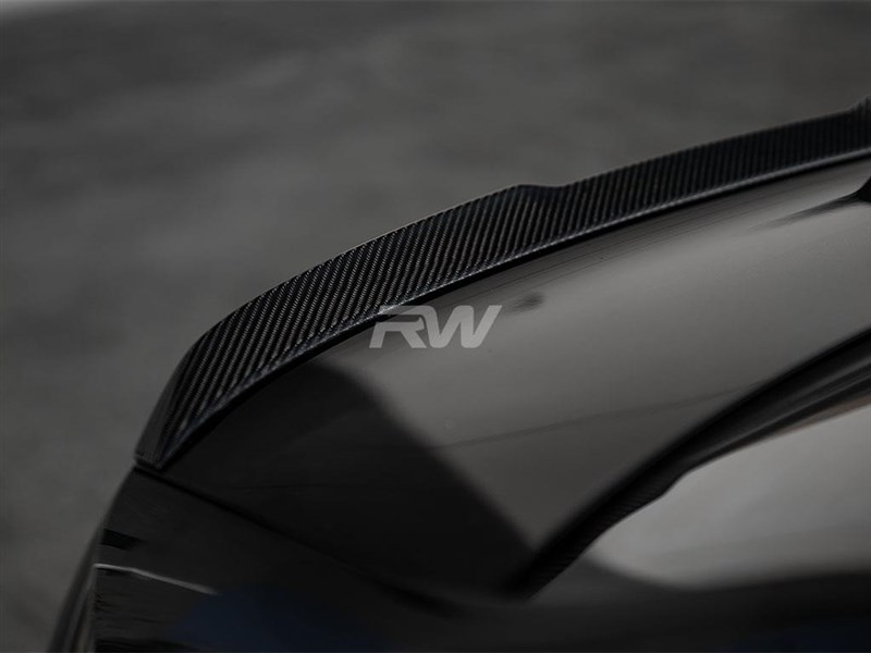 RW Carbon BMW G20 G80 M Style Carbon Fiber Trunk Spoiler
