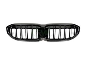 RW Carbon BMW 3 Series G20 330i M340i Gloss Black Double Slat Grilles