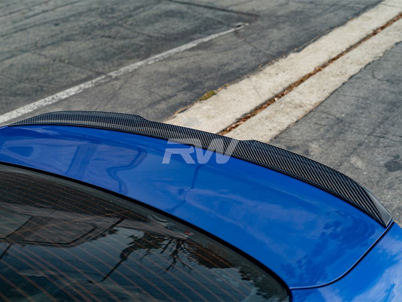 RW Carbon BMW G22/G82 M Style Carbon Fiber Trunk Spoiler