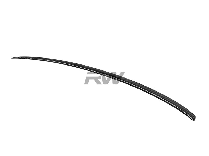 RW Carbon BMW 5 Series G60 G90 M Style Carbon Fiber Trunk Spoiler