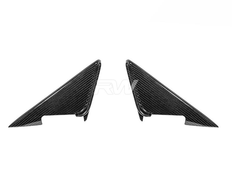 RW Carbon BMW G87 M2 CF Side Mirror Wind Deflectors