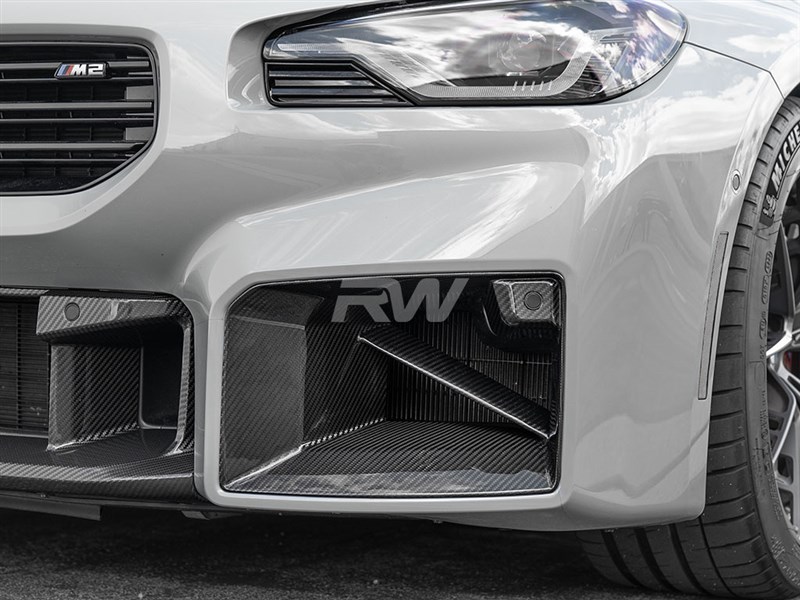 RW Carbon BMW G87 M2 Carbon Fiber Front Duct Trims