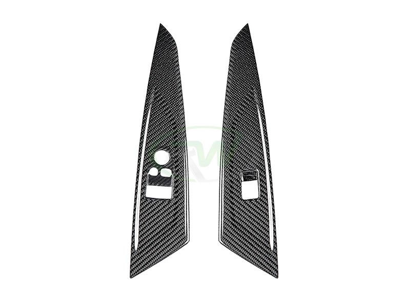 RW Carbon BMW G82 M4 Carbon Fiber Window Switch Panels