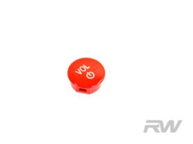 RW Carbon BMW Red Audio Volume Button