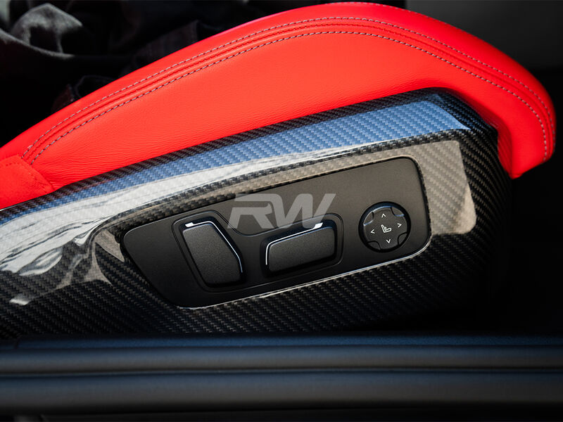 RW Carbon BMW G90 G99 M5 Carbon Fiber Lower Seat Trim