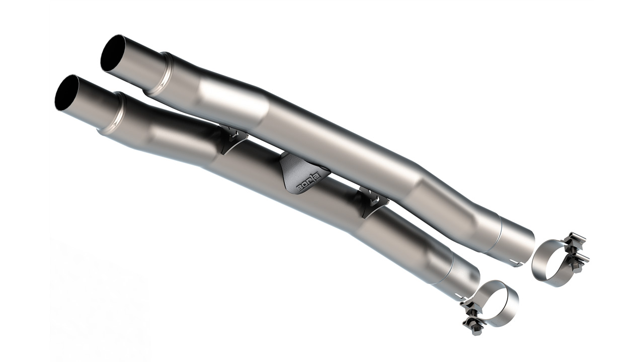 Borla H-Pipe — 2018-2026 Ford Mustang GT / Dark Horse OE Resonator Delete (60752)