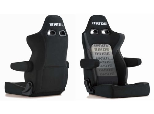 BRIDE ERGOSTER edgy shoulder profile with arm-rest threaded backrest