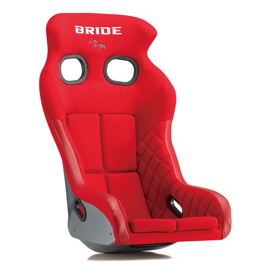 BRIDE XERO VS PLUS Red FRP Silver Shell bucket seat (H03BBF)
