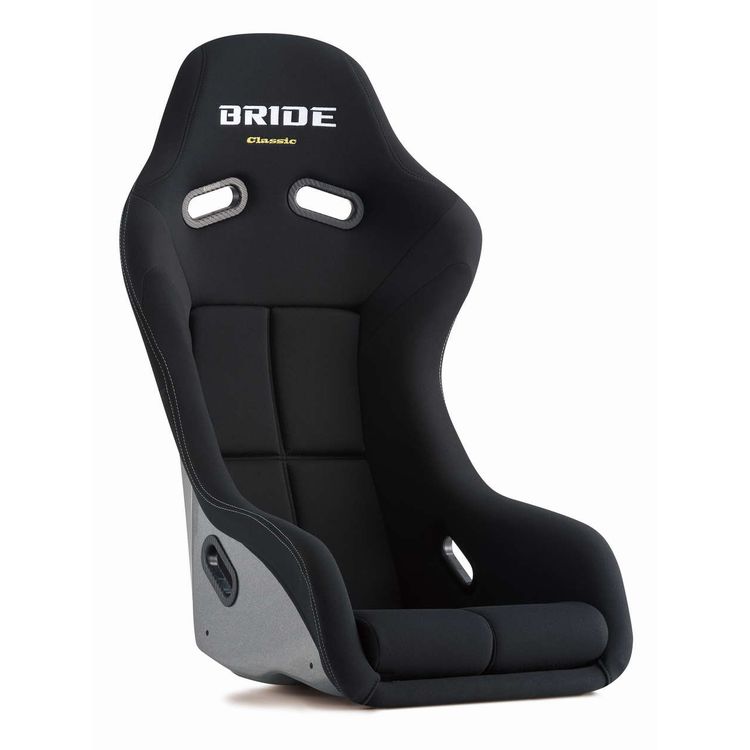 BRIDE ZETA IV Classic Classic Black FRP Silver Shell bucket seat (HA1CL1)